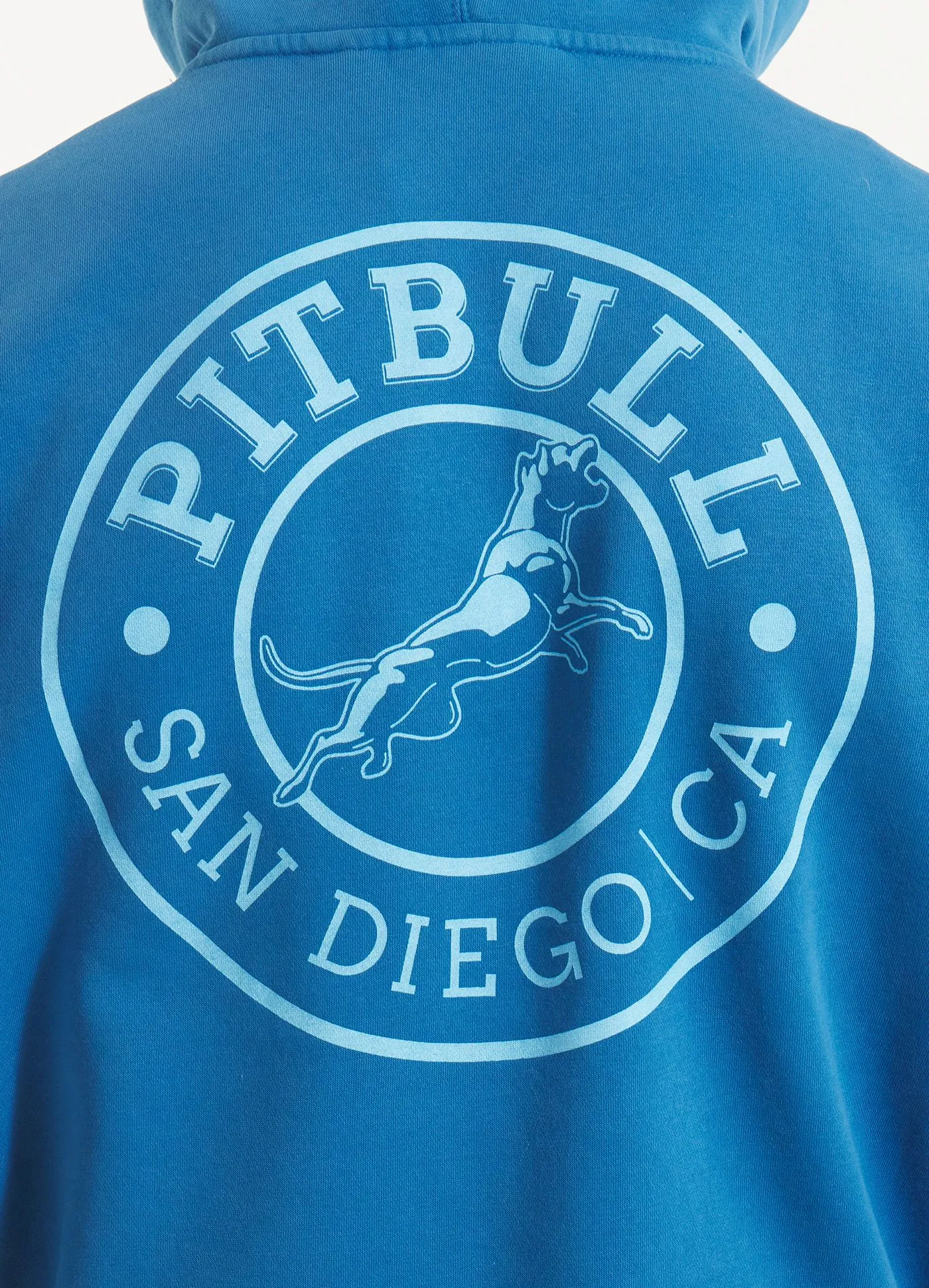 Men's Hoodie Washed VINTAGE BOXING - Shade blue