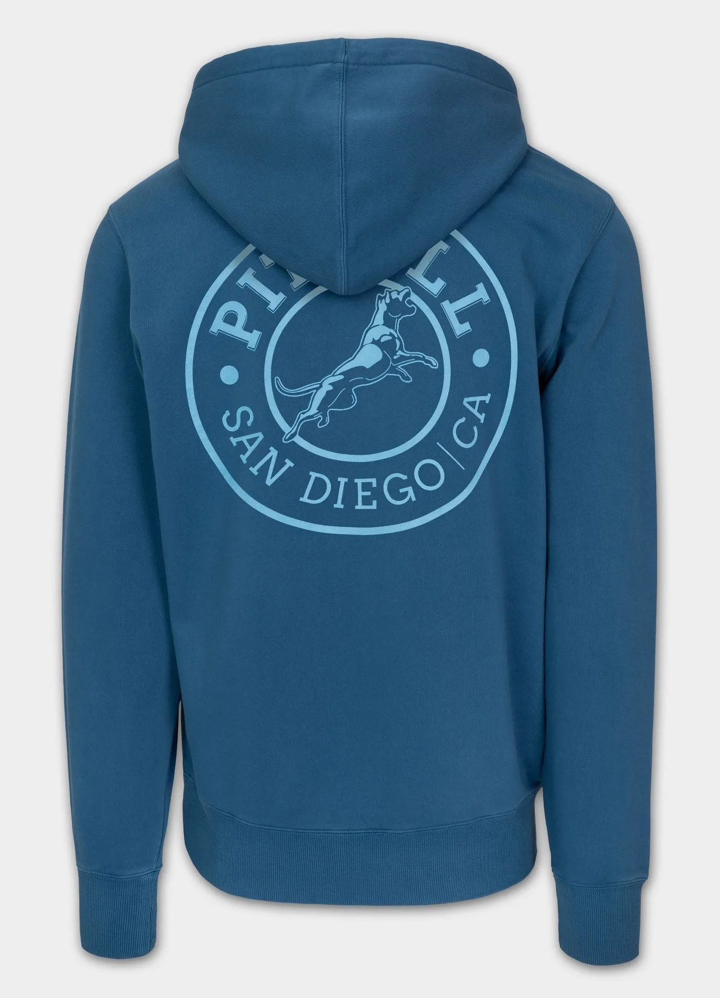 Men's Hoodie Washed VINTAGE BOXING - Shade blue