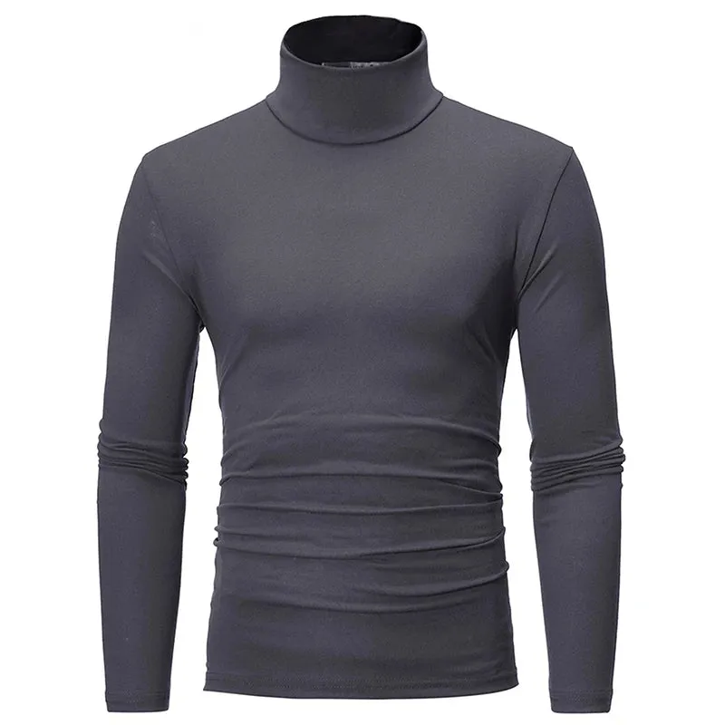 Men's Slim-Fit High-Neck Sweater