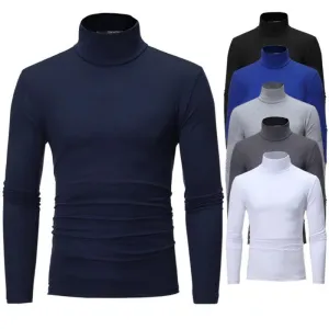 Men's Slim-Fit High-Neck Sweater