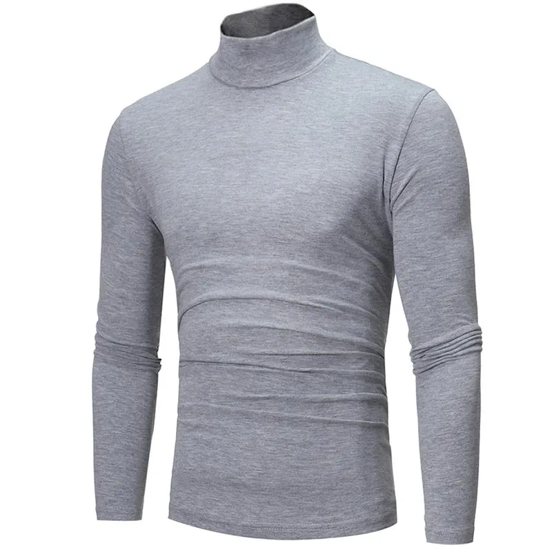 Men's Slim-Fit High-Neck Sweater