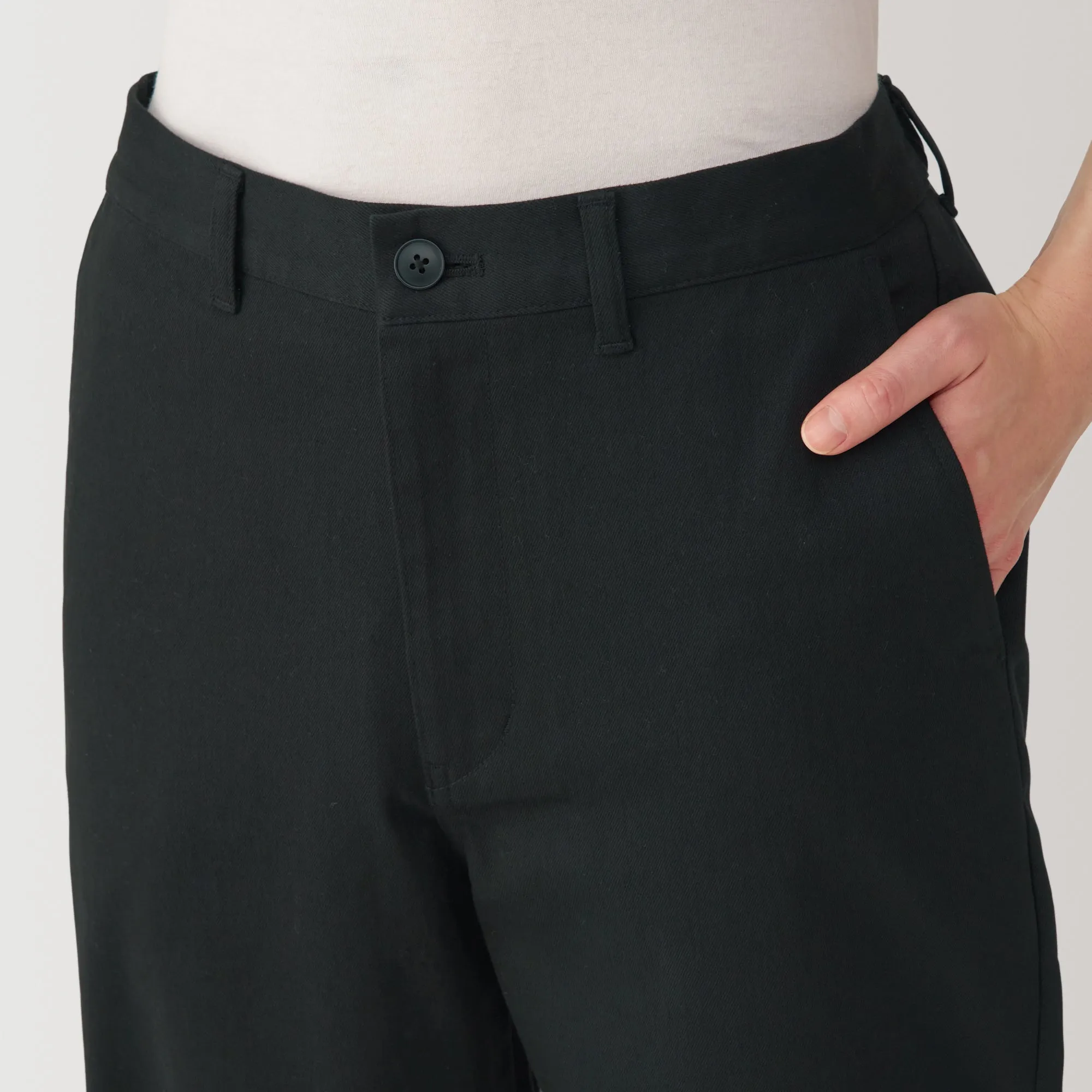 Men's Super Stretchy Denim Jogger Sweatpants - Black