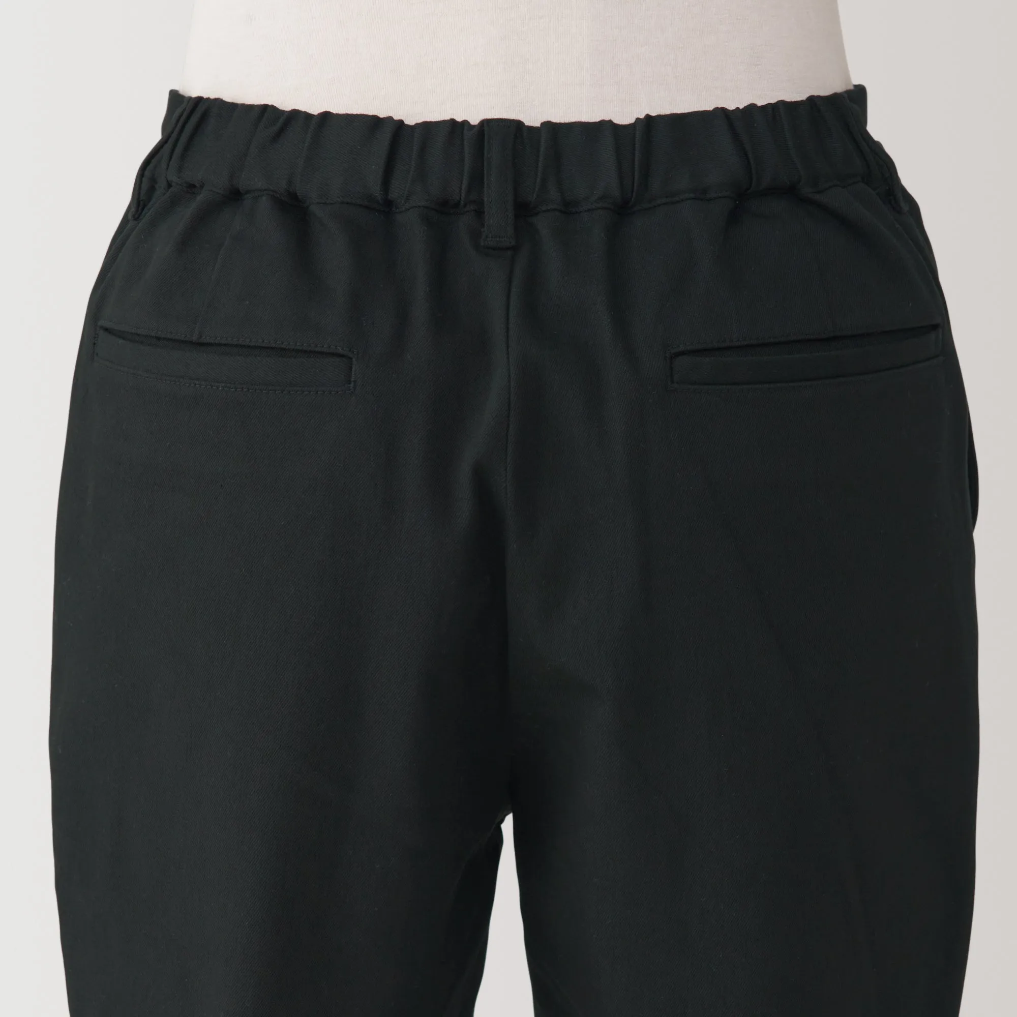 Men's Super Stretchy Denim Jogger Sweatpants - Black