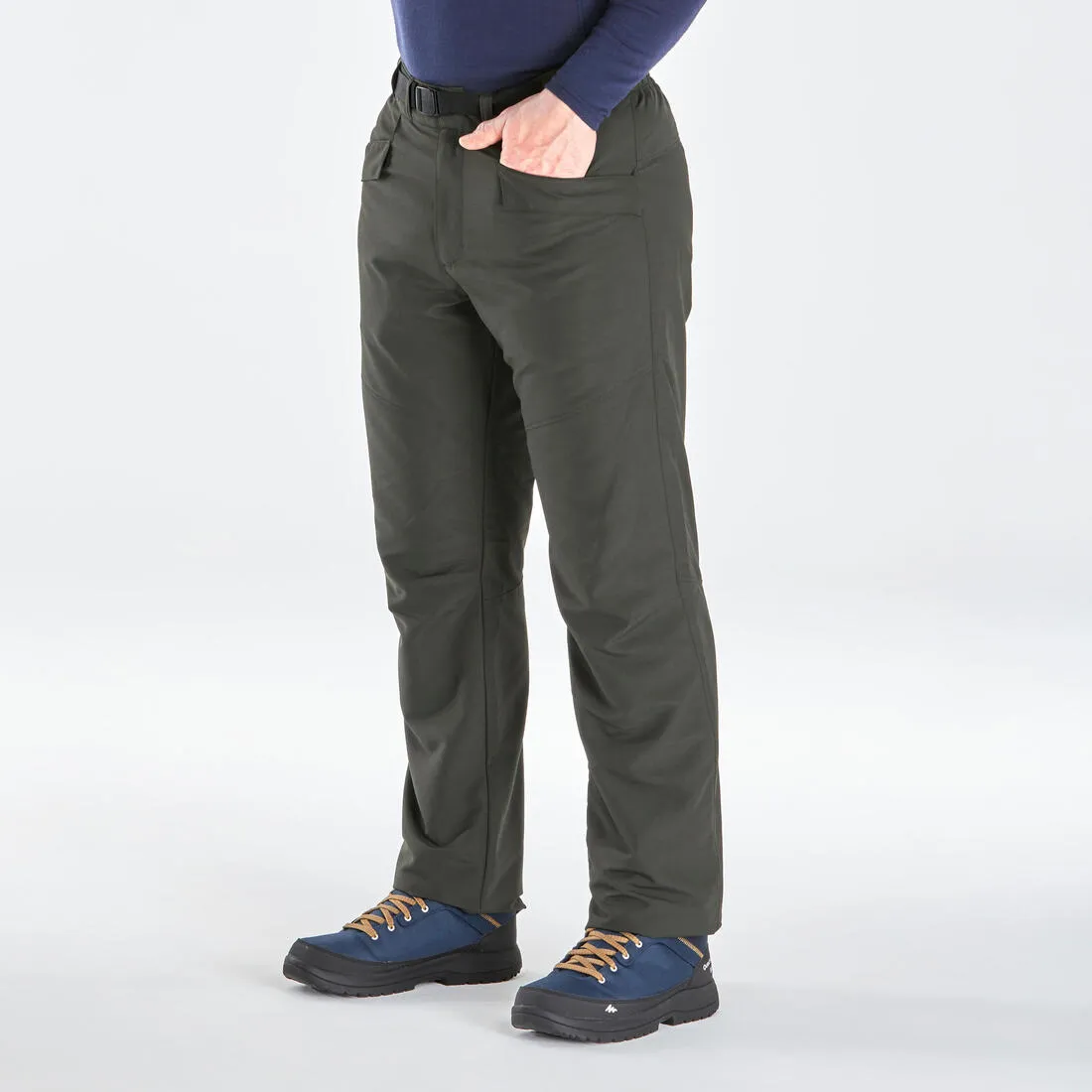 Men’s Warm Water-repellent Hiking Trousers  SH100