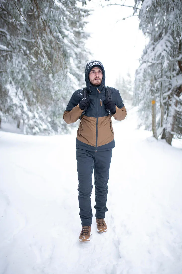 Men’s Warm Water-repellent Hiking Trousers  SH100