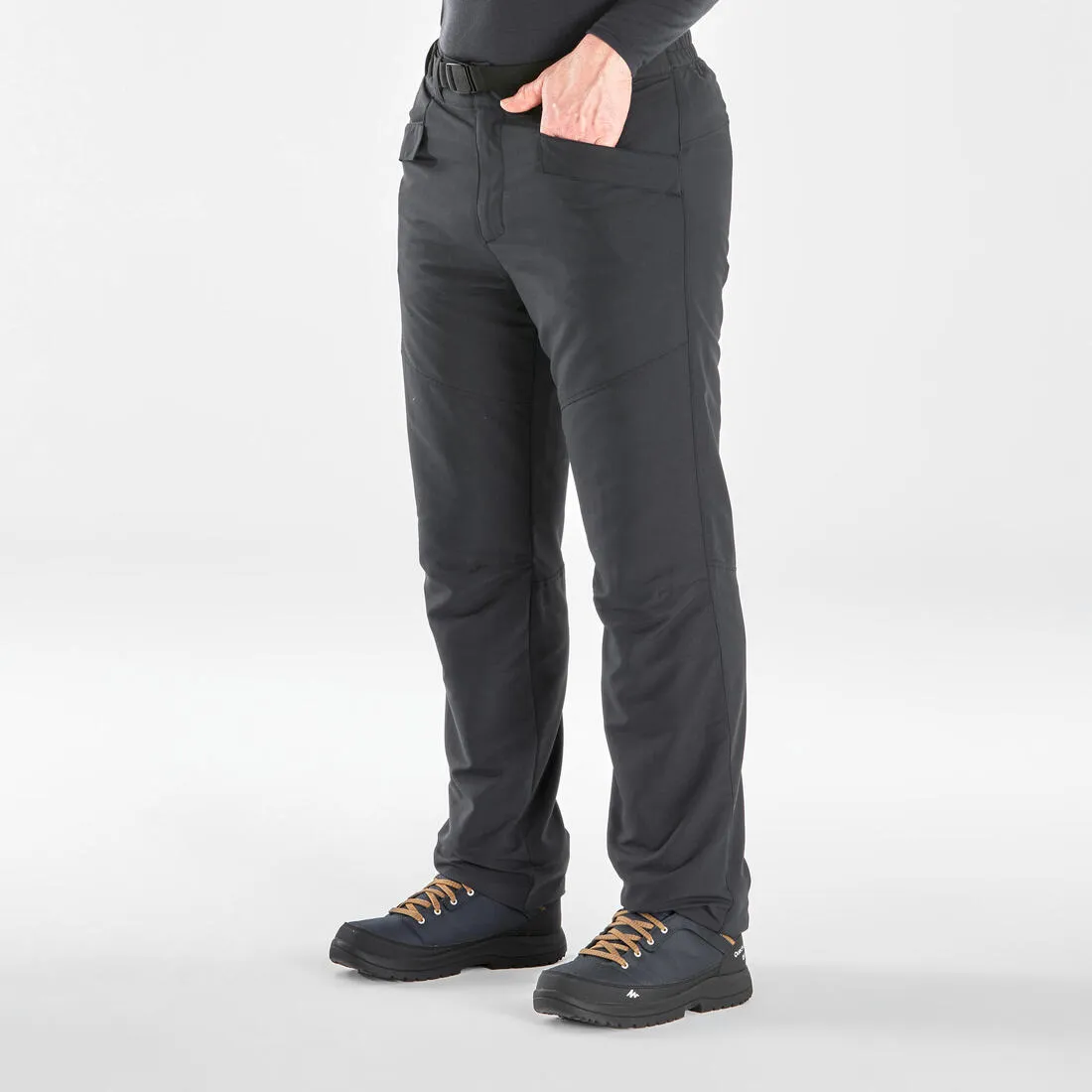 Men’s Warm Water-repellent Hiking Trousers  SH100