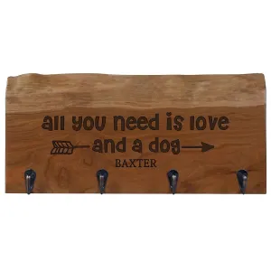 Personalized Live Edge Storage Racks - Cherry