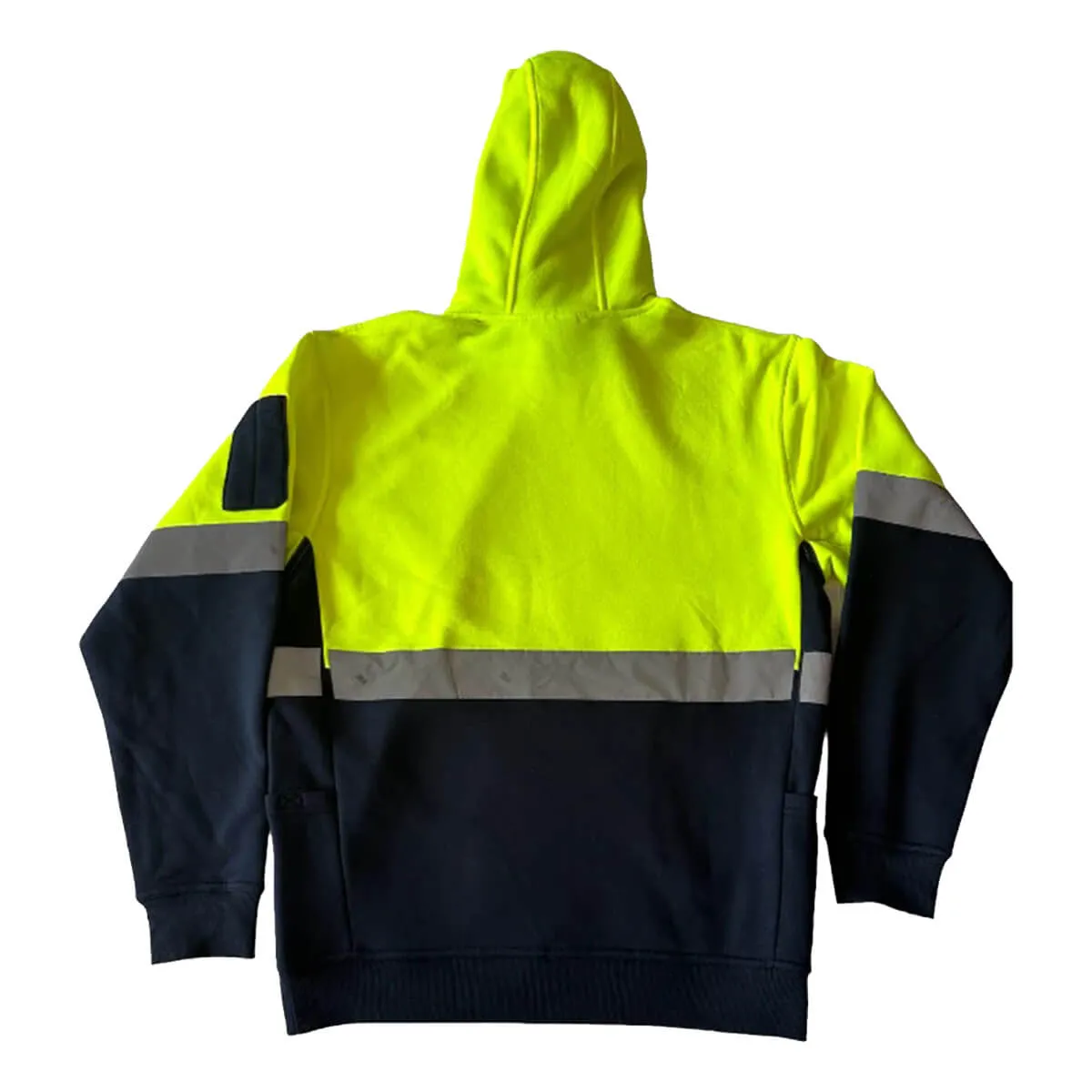 Pilgrim 4610 Mens Hi-Vis Taped Popover Hooded Top