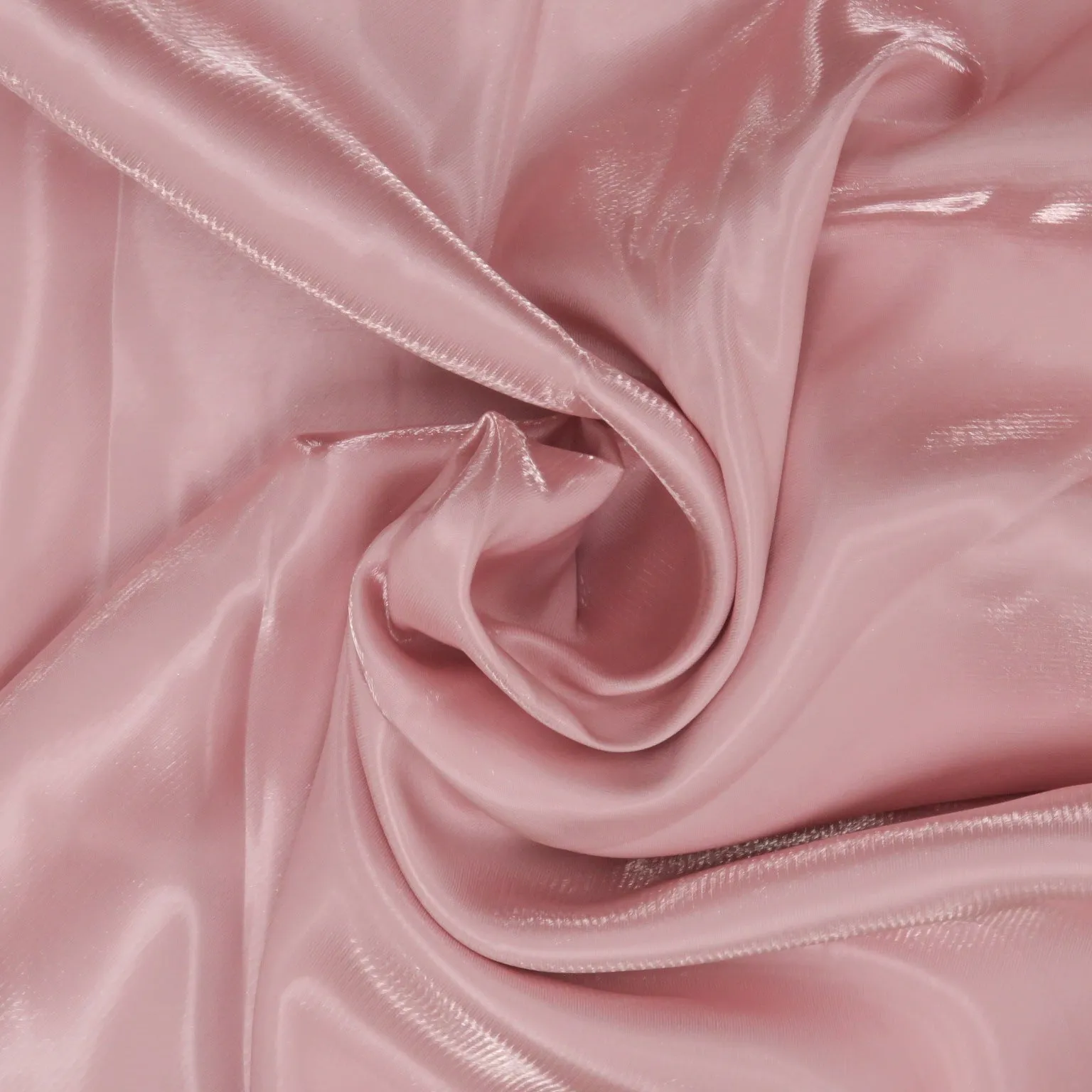 Pink Solid Crystal Mikado Fabric