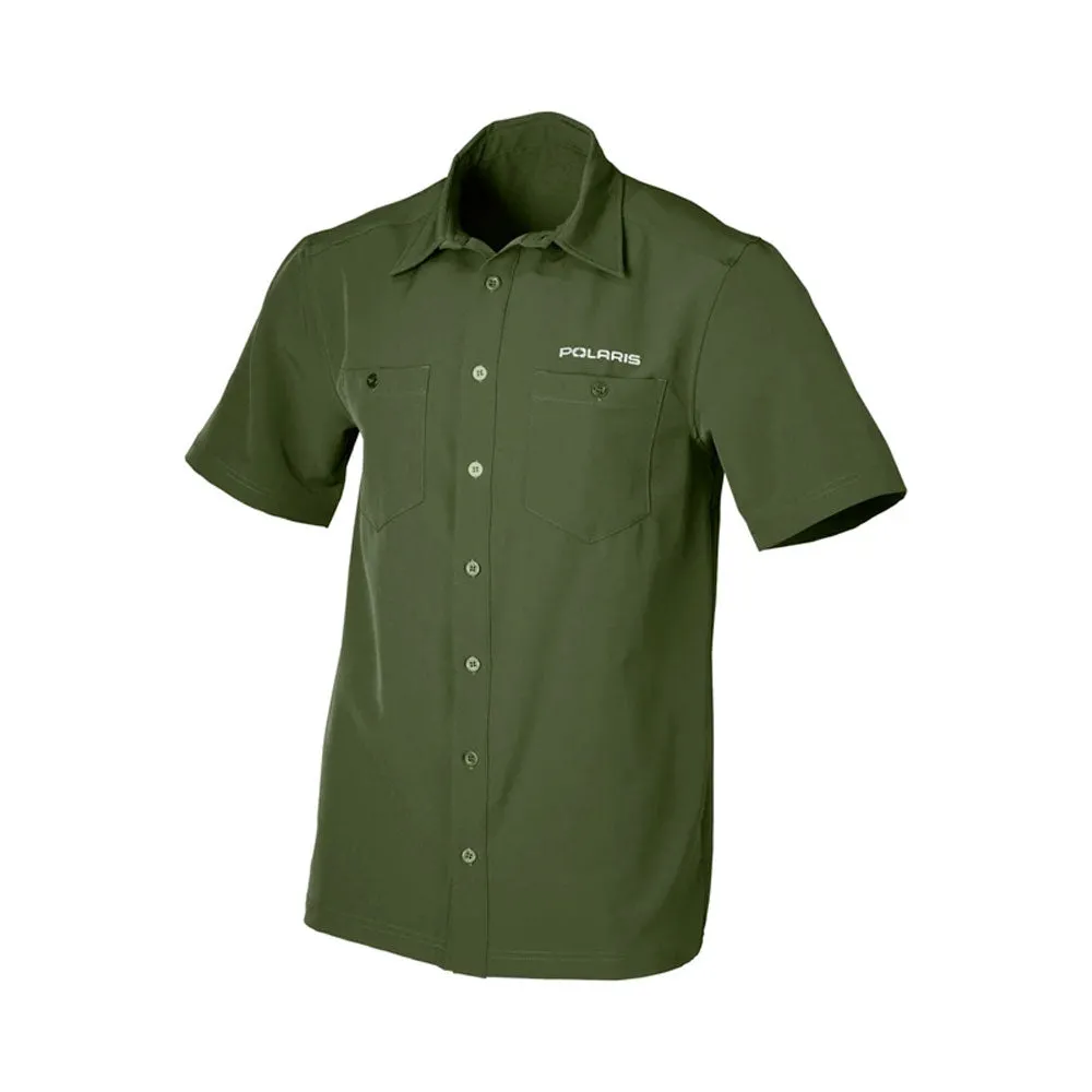 Polaris Men's Pit Shirt Button-Up Cypress Green