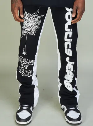Politics Sweatpants - Isaacs - Black And White  - 701