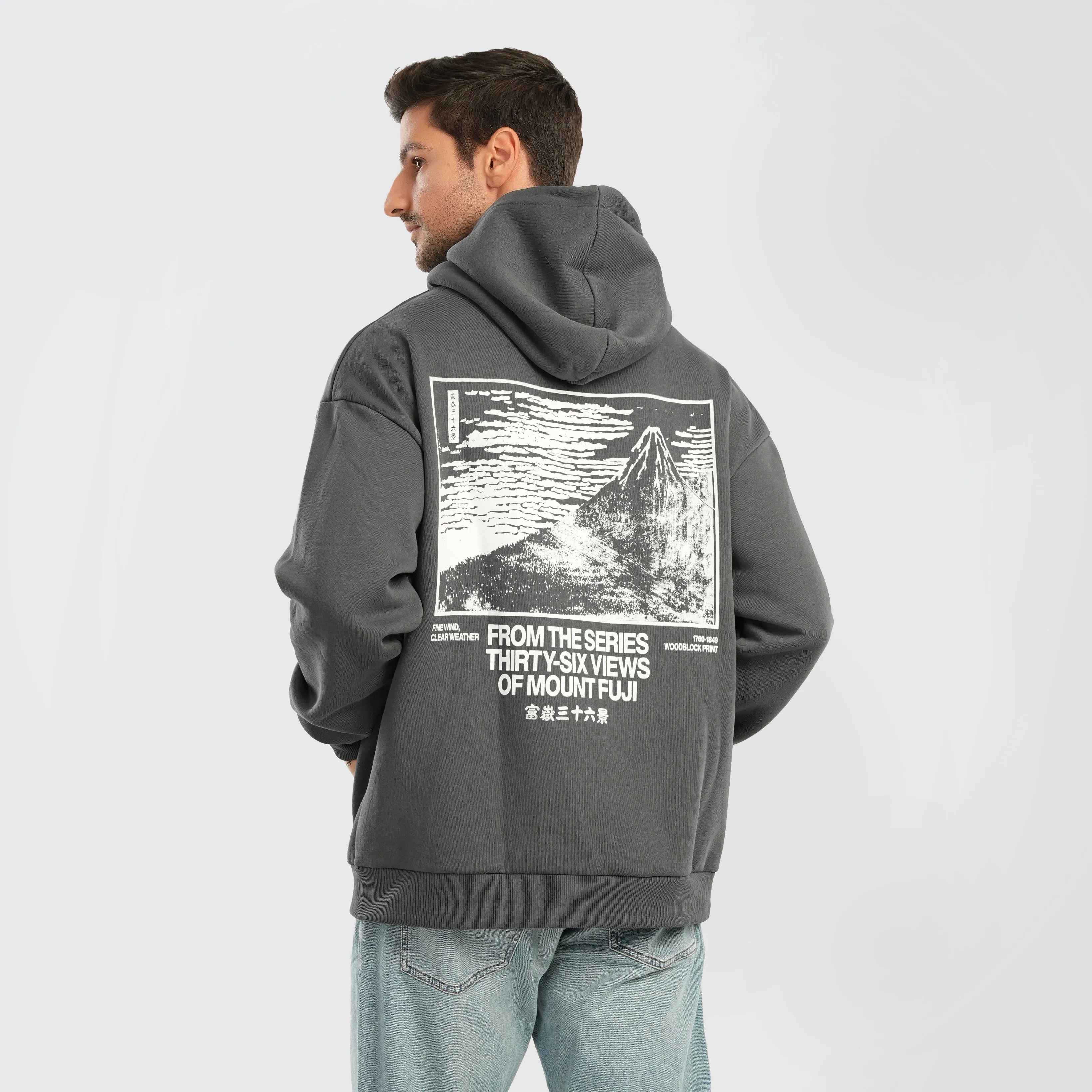 Pull & Bear Printed Hoodie