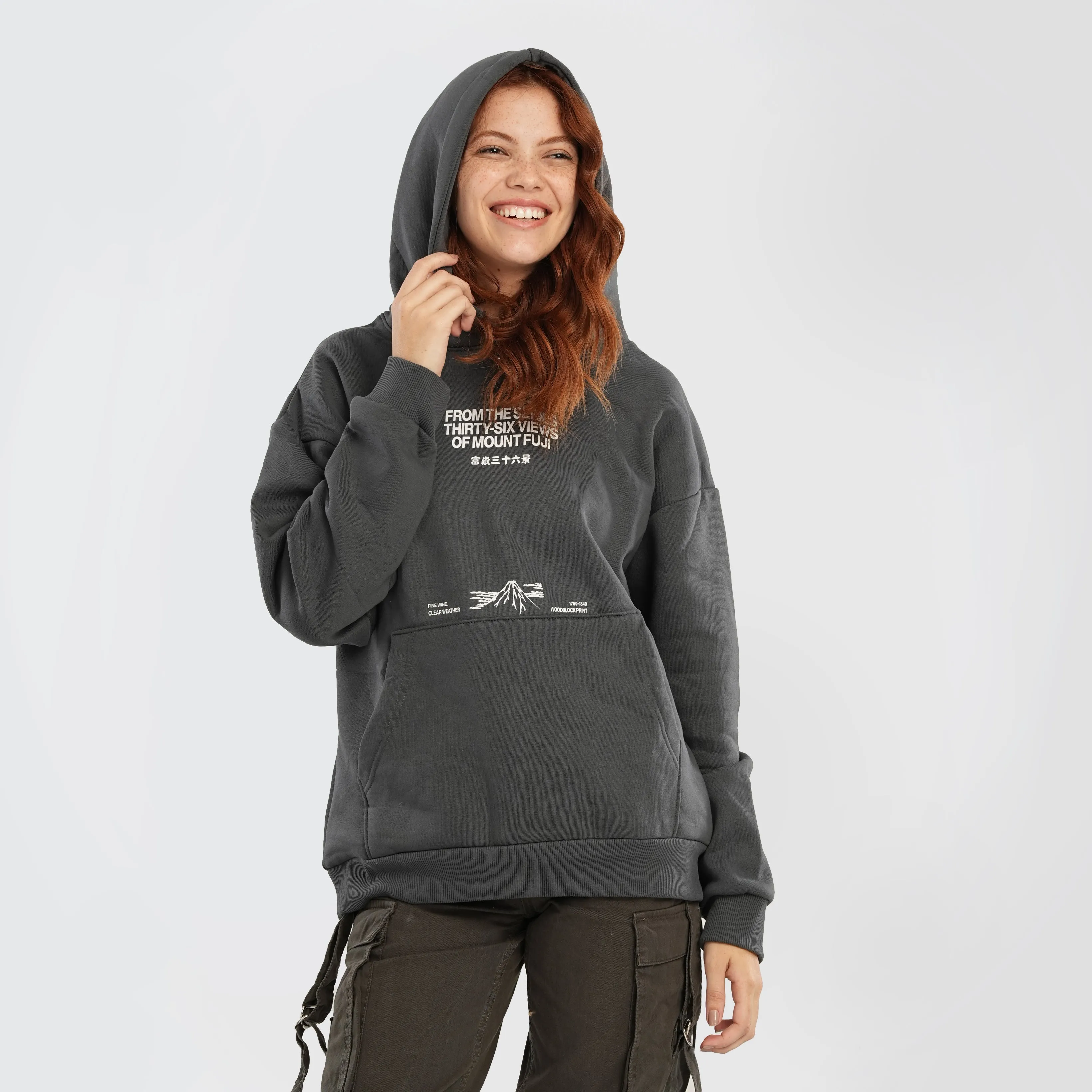 Pull & Bear Printed Hoodie