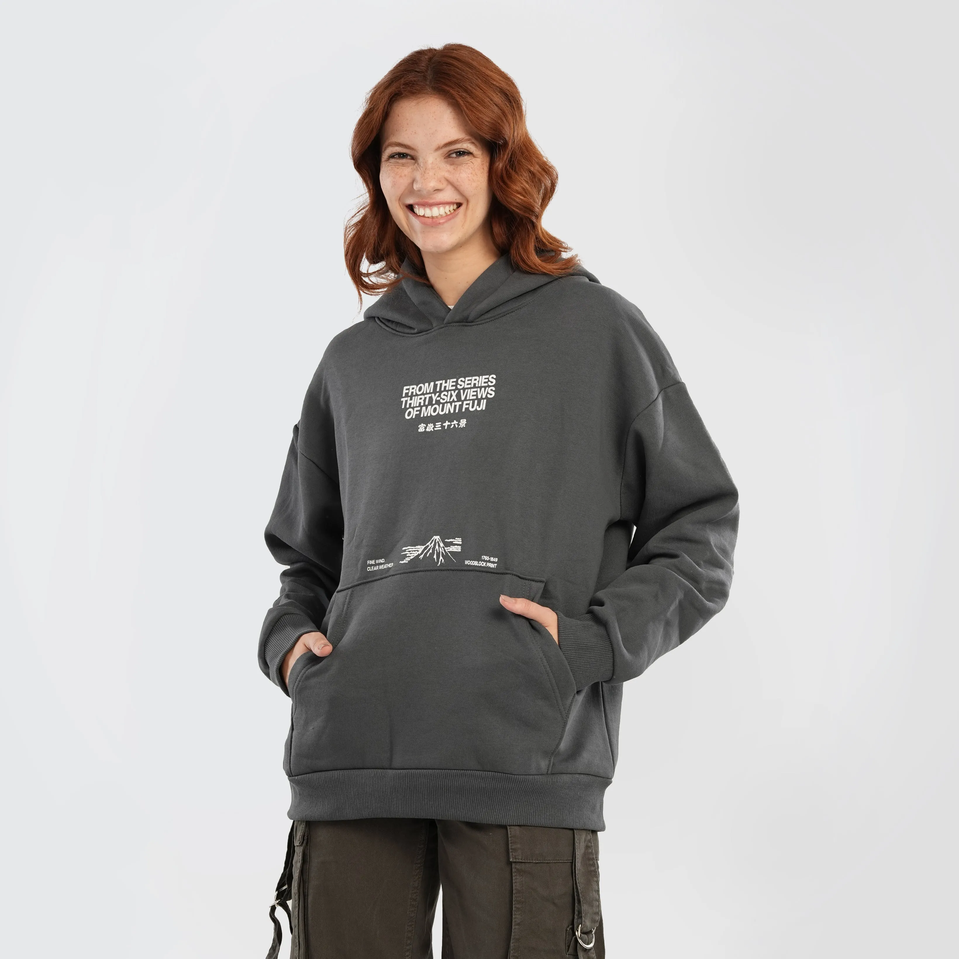 Pull & Bear Printed Hoodie