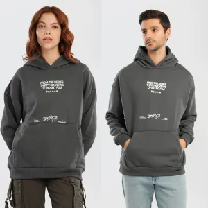 Pull & Bear Printed Hoodie