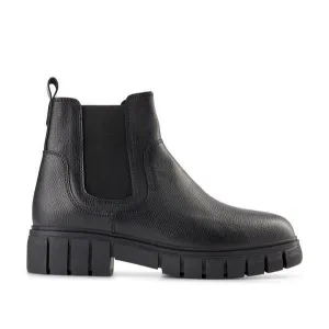 Rebel Chelsea Warm Leather Boot (Black)
