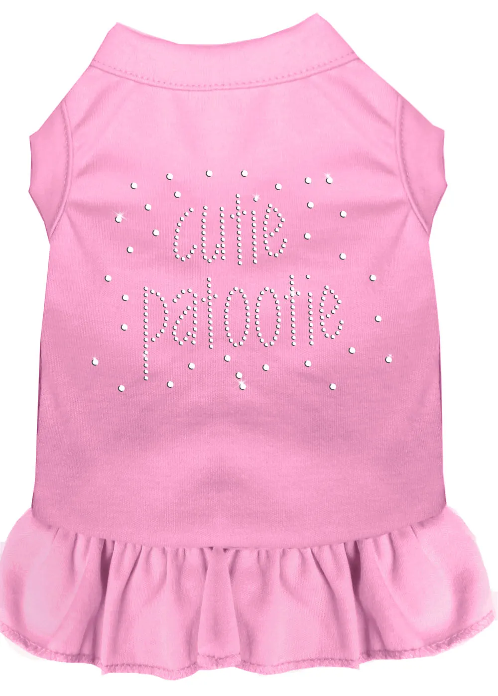 Rhinestone Cutie Patootie Dress Light Pink 4x