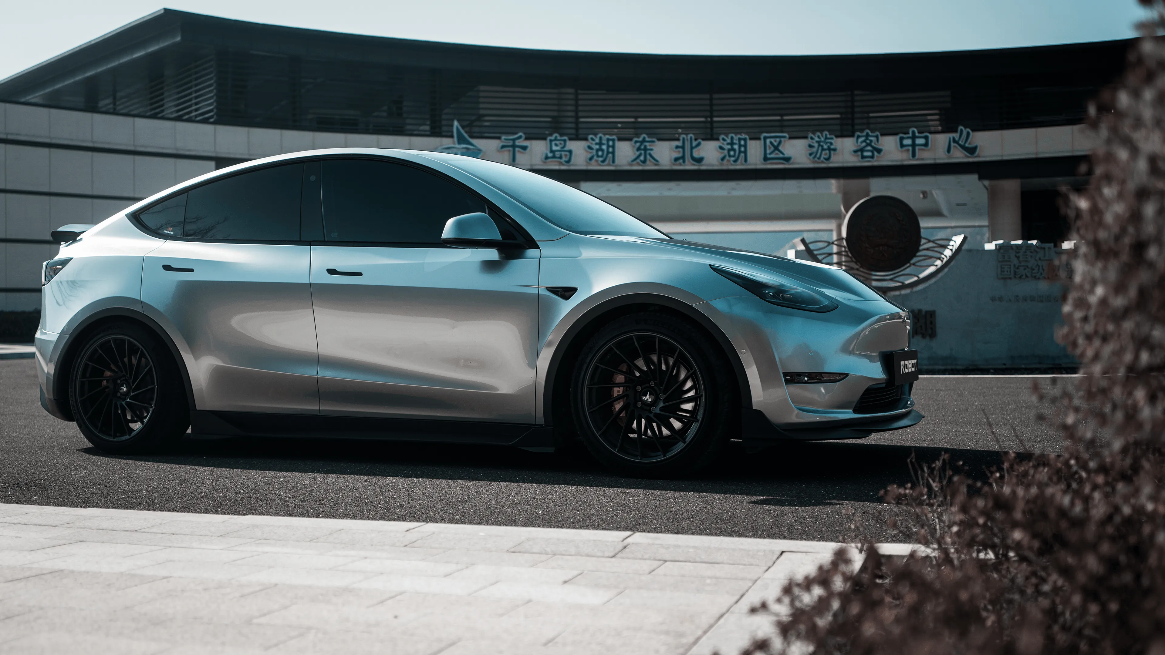 Robot Craftsman "CRYPTON" Side Skirts for Tesla Model Y Performance Carbon Fiber / FRP