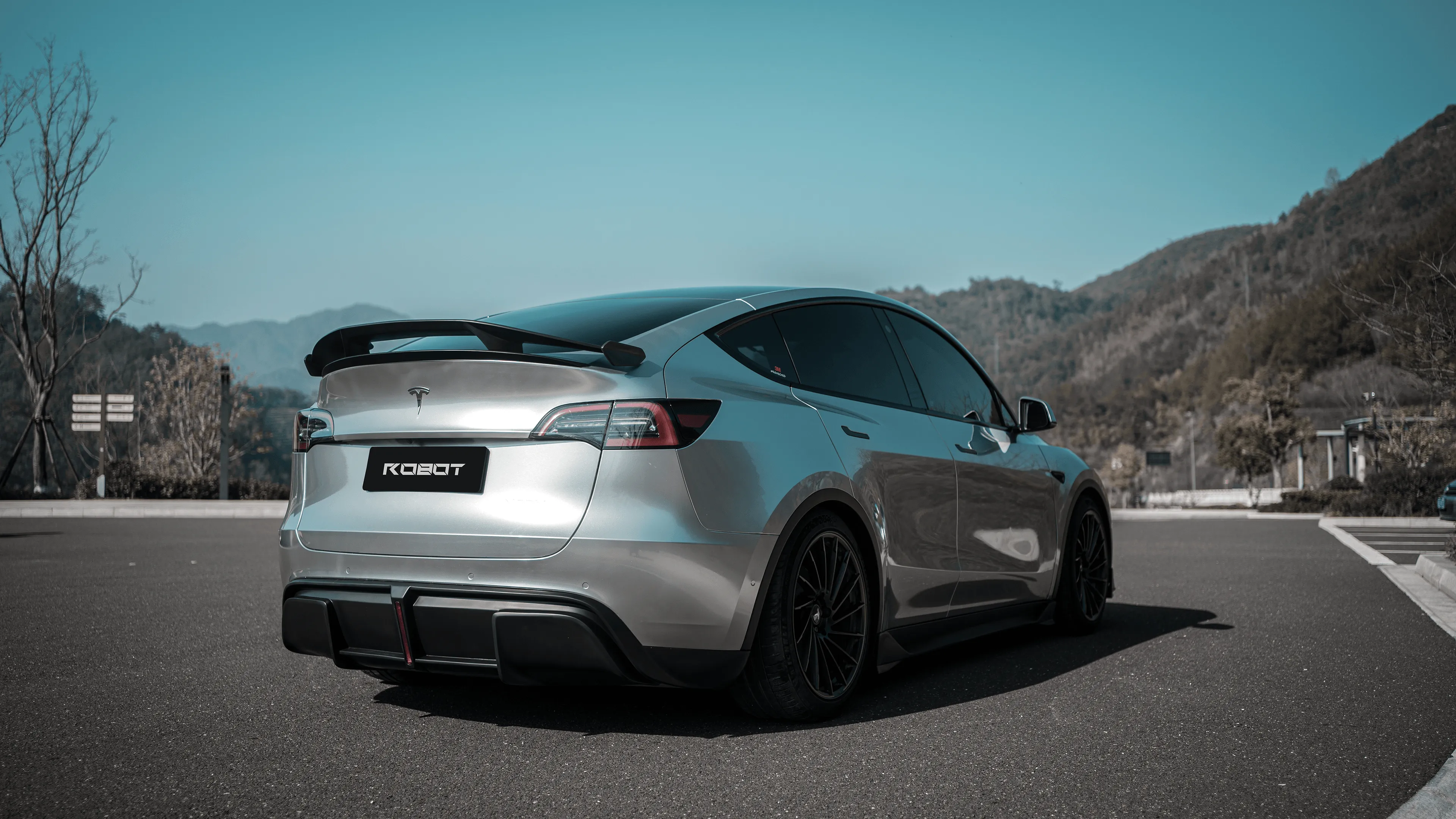 Robot Craftsman "CRYPTON" Side Skirts for Tesla Model Y Performance Carbon Fiber / FRP