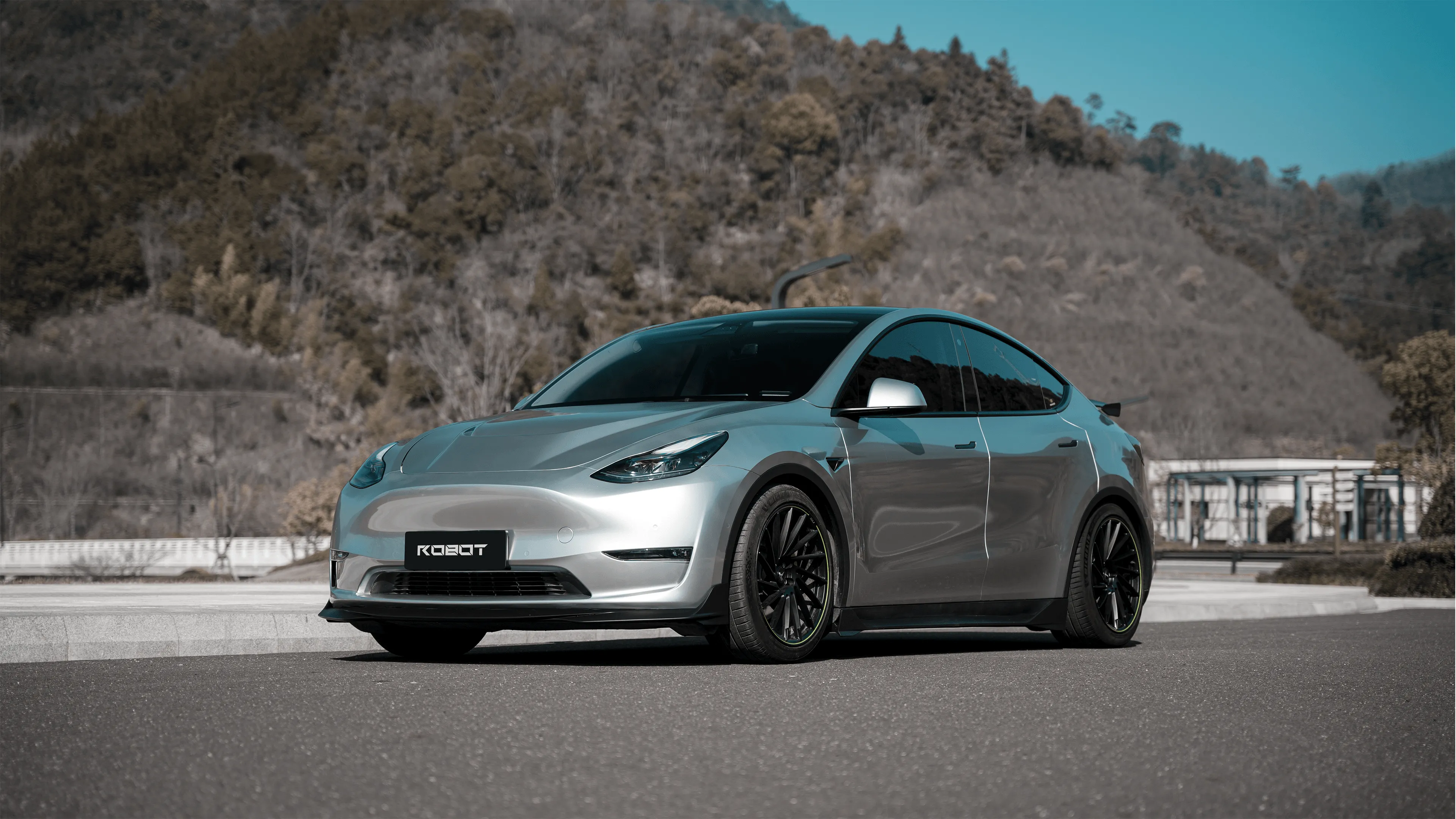Robot Craftsman "CRYPTON" Side Skirts for Tesla Model Y Performance Carbon Fiber / FRP
