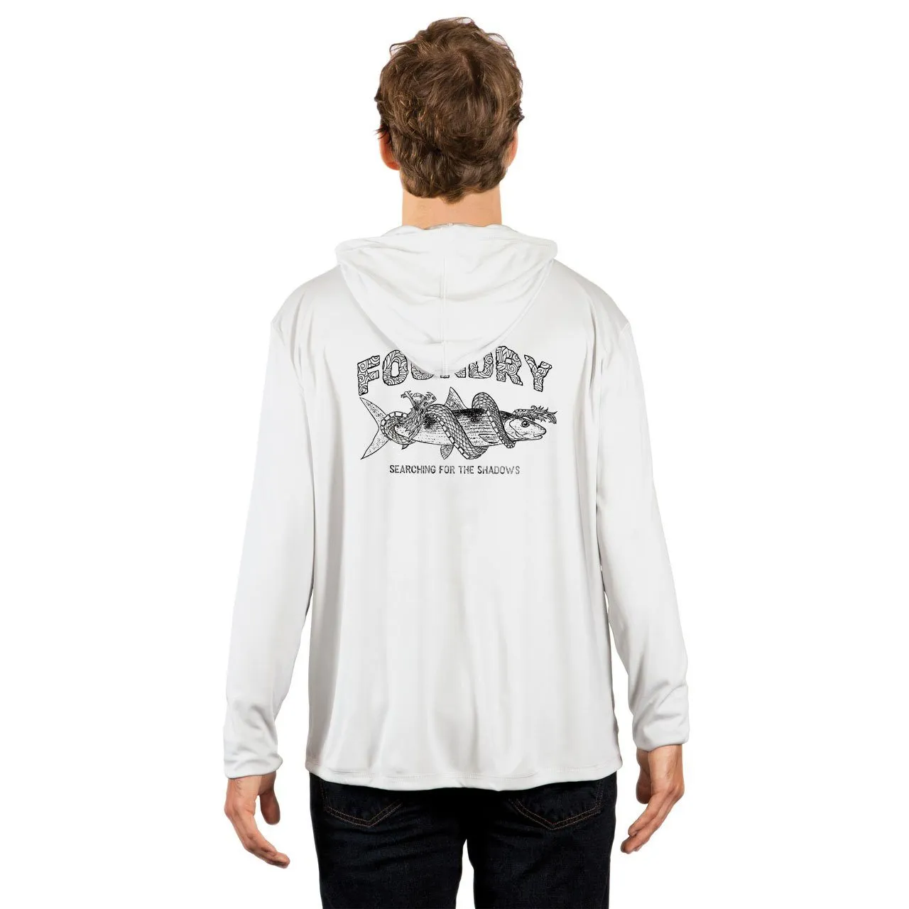 Searching For Shadows   - UPF 50  Long Sleeve - Bonefish Fly Fishing Hoodie