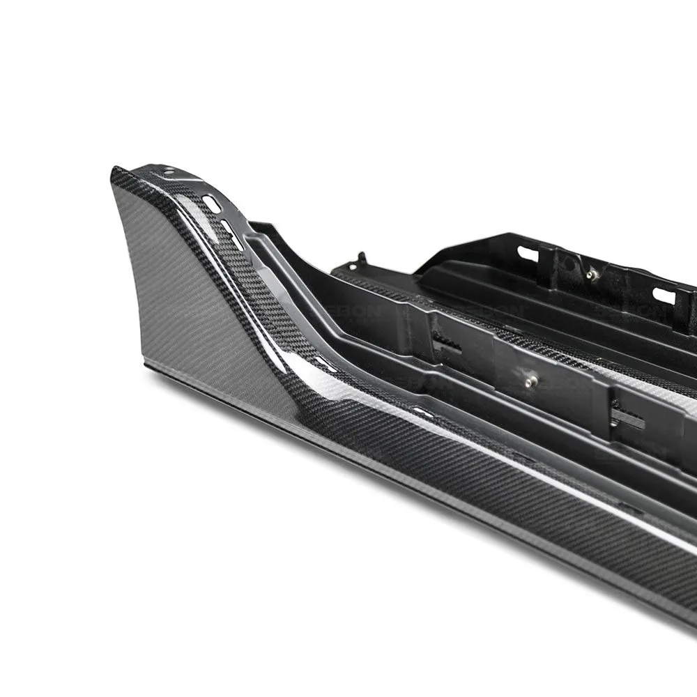Seibon OEM-Style Carbon Fiber Side Skirts - 2017  Honda Civic Type R FK8