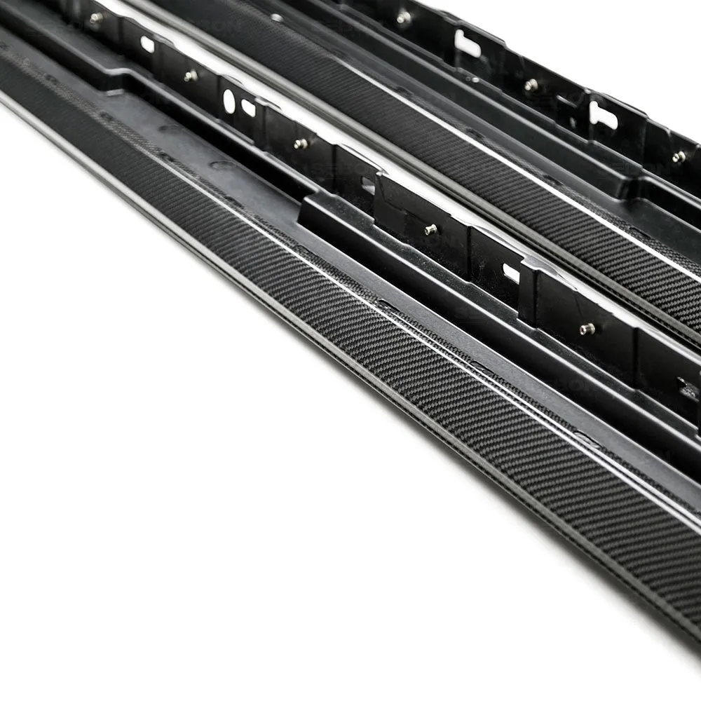 Seibon OEM-Style Carbon Fiber Side Skirts - 2017  Honda Civic Type R FK8