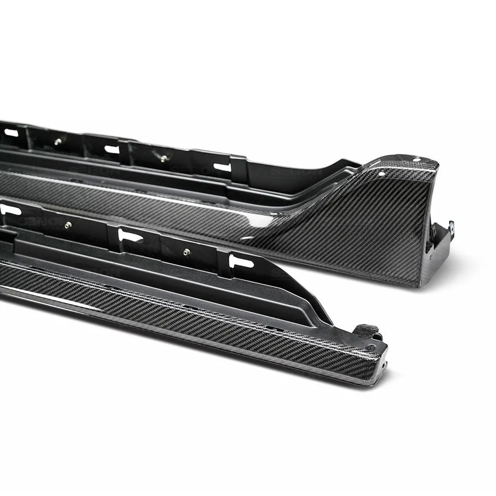 Seibon OEM-Style Carbon Fiber Side Skirts - 2017  Honda Civic Type R FK8