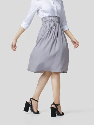 Skirt With Gathered Waistband Detail