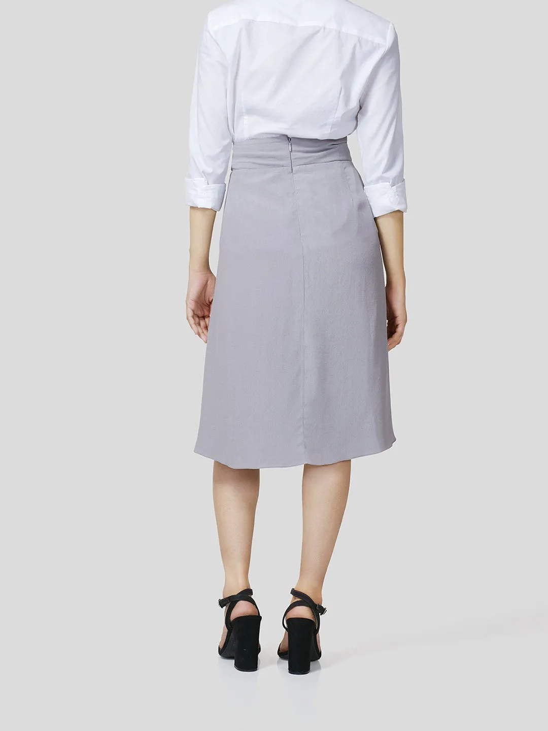 Skirt With Gathered Waistband Detail
