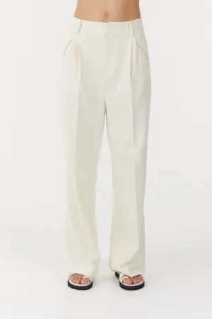 SKYLINE TAILORED TROUSERS | WARM WHITE