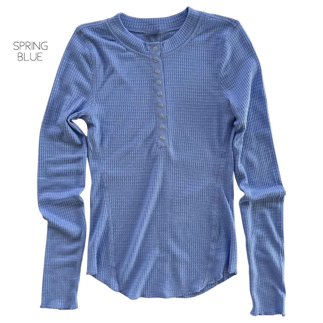 Trending Waffle Henley | S-XL