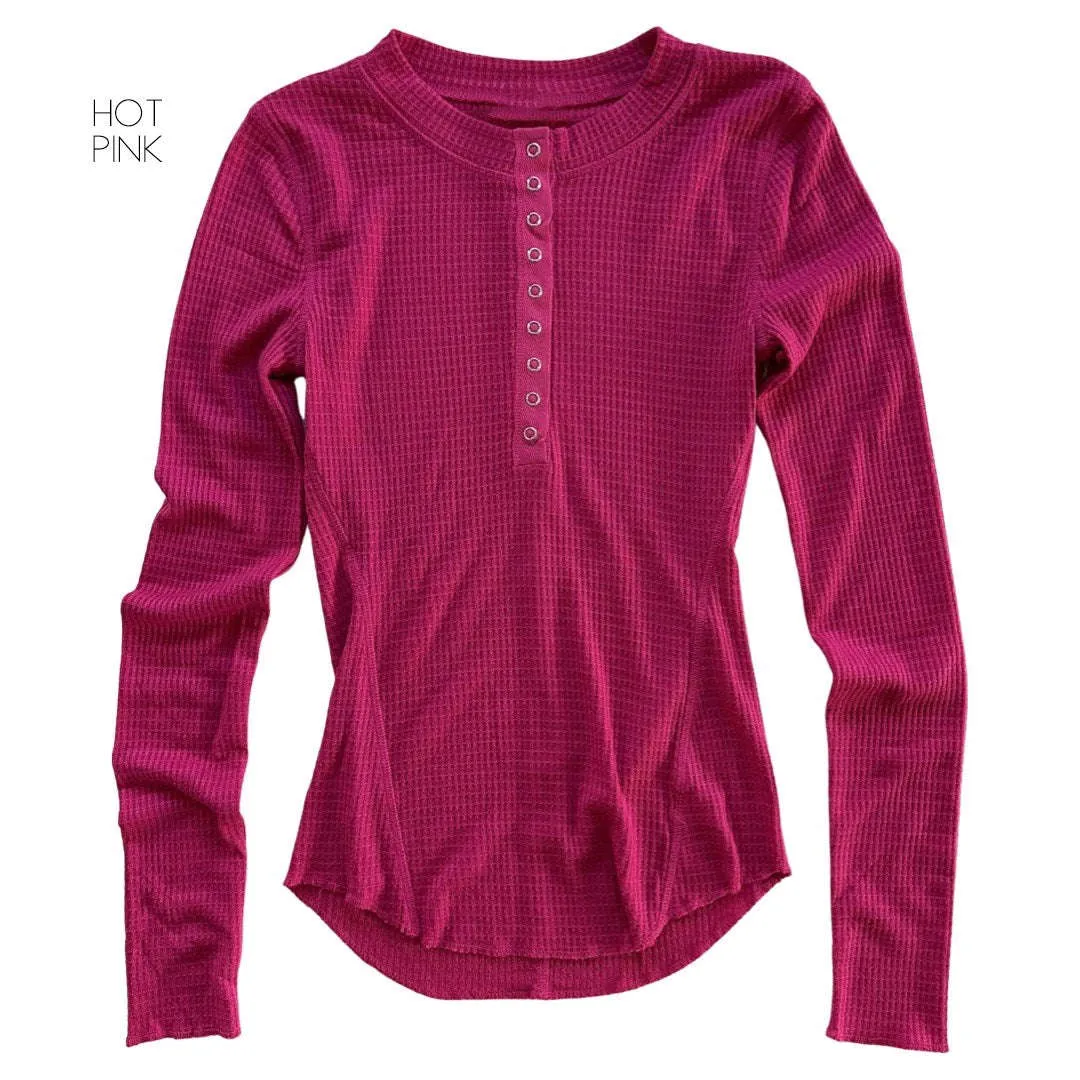 Trending Waffle Henley | S-XL