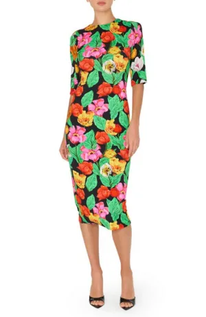 Tulip Rosette Jersey Dress