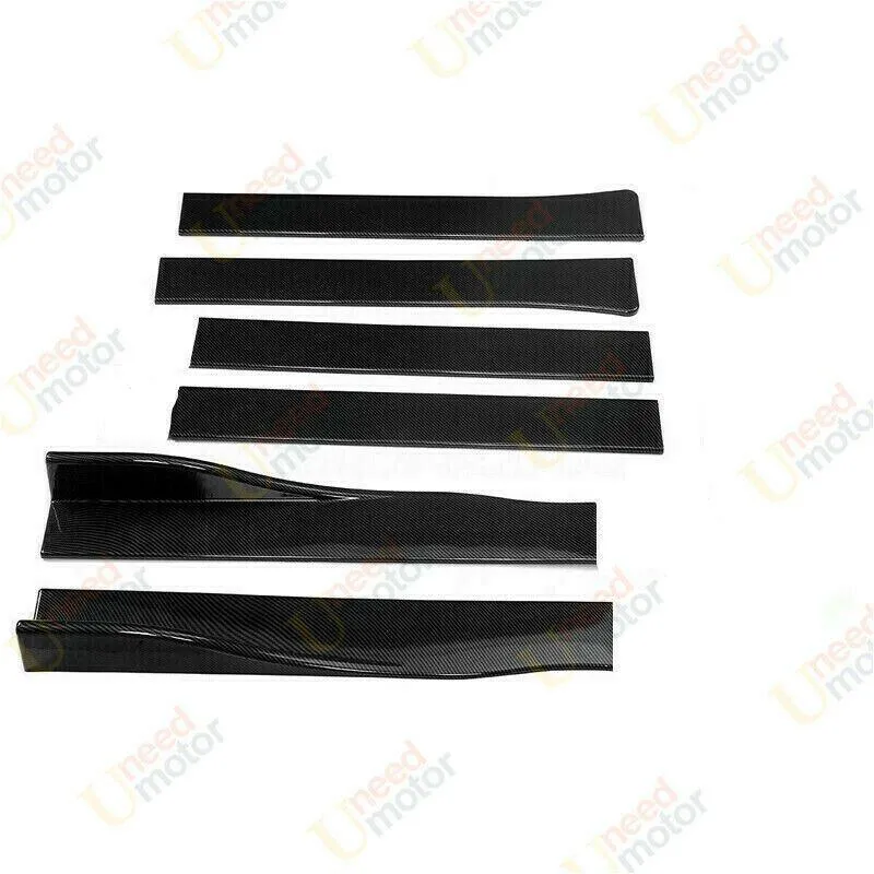 Universal Rocker Panel Lips Side Body Skirt Extensions