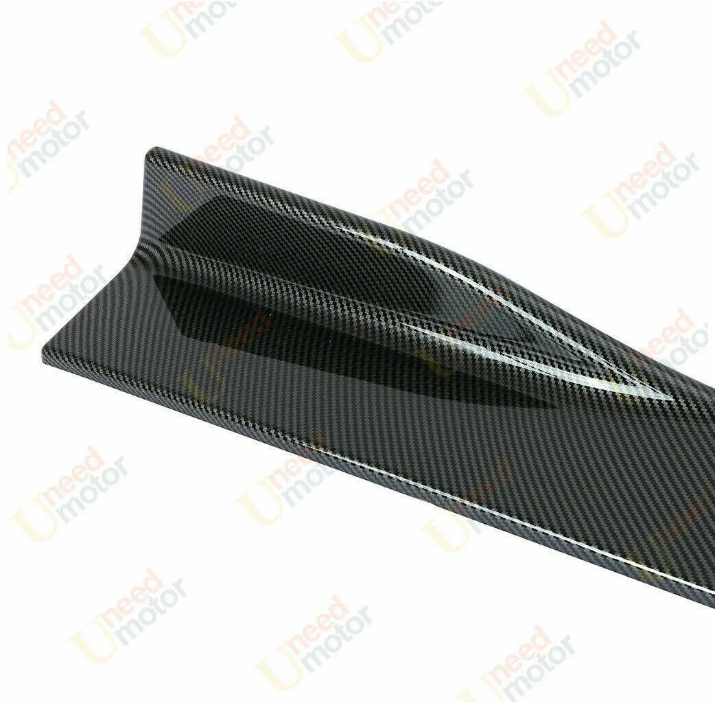 Universal Rocker Panel Lips Side Body Skirt Extensions