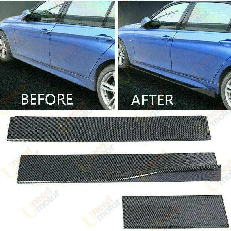Universal Rocker Panel Lips Side Body Skirt Extensions