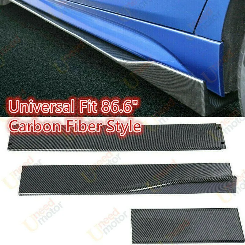 Universal Rocker Panel Lips Side Body Skirt Extensions