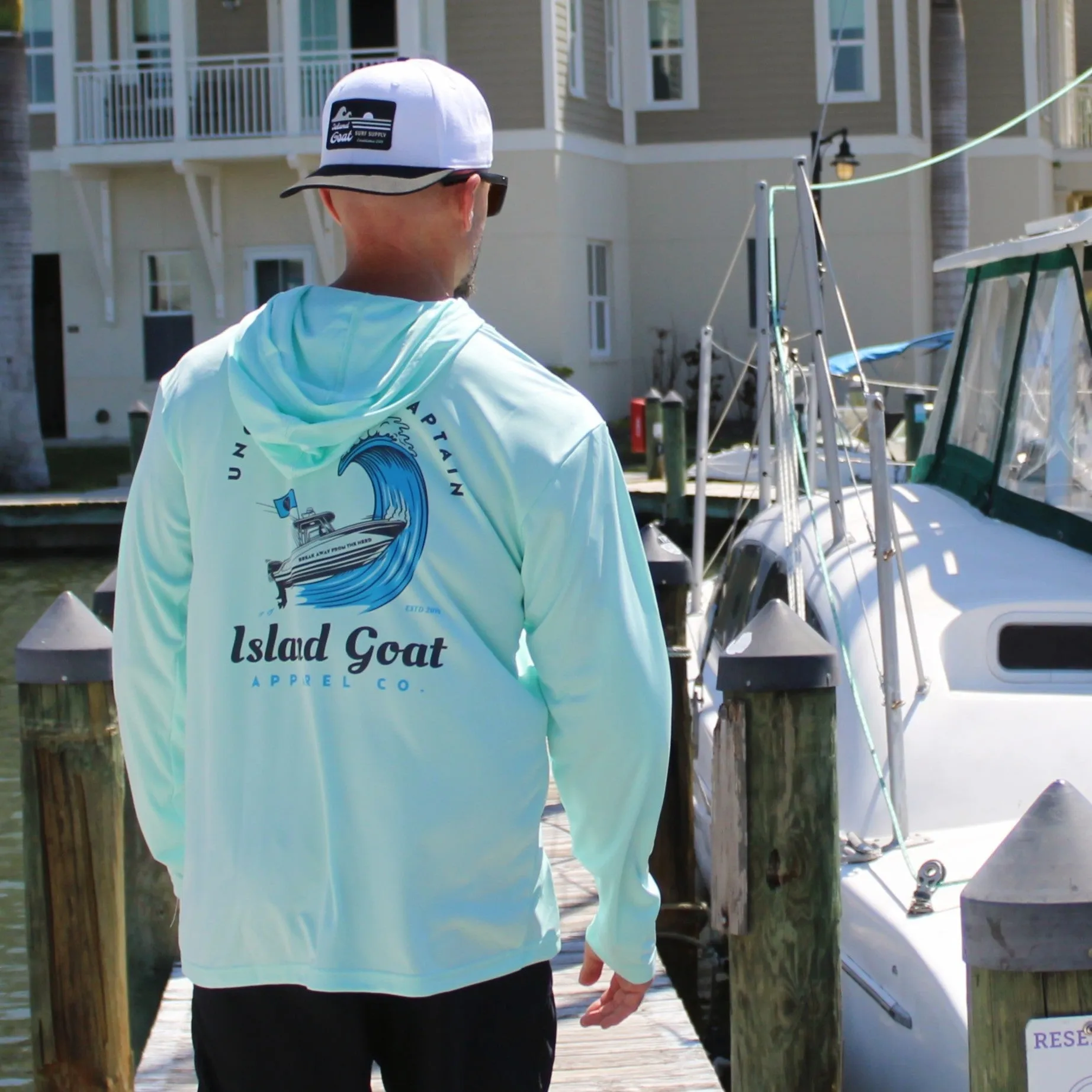 Unofficial Captain | UPF 50  Sun HOODIE