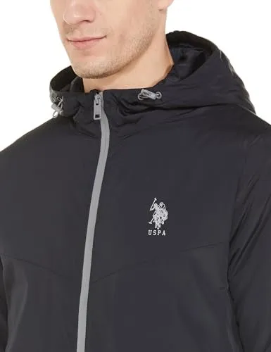 U.S. Polo Assn. Men's A-Line Coat (USJCK0484_Navy
