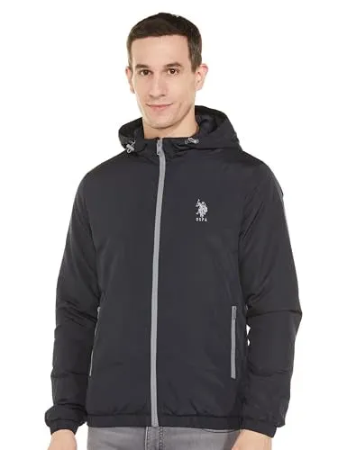 U.S. Polo Assn. Men's A-Line Coat (USJCK0484_Navy