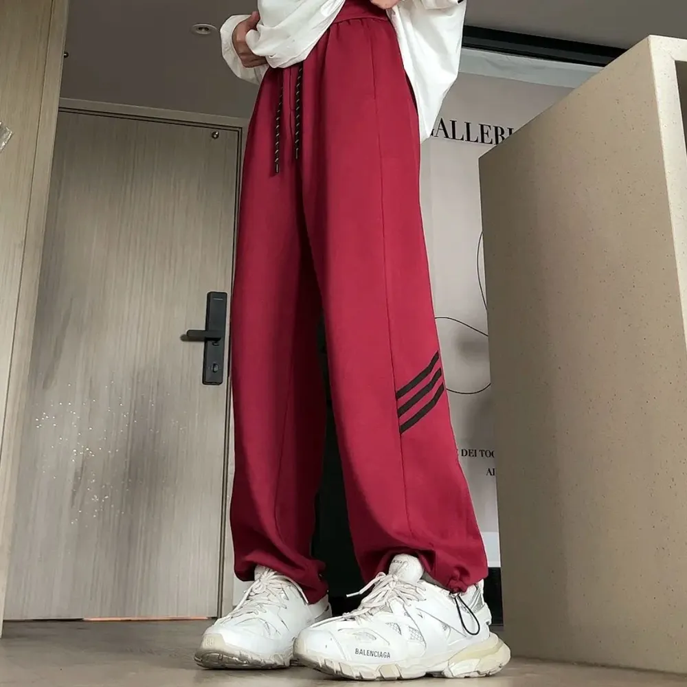 Versatile Solid Color Simple Sweatpants