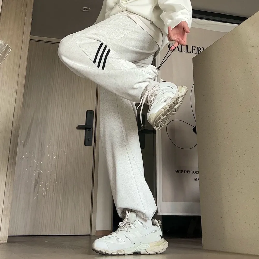 Versatile Solid Color Simple Sweatpants