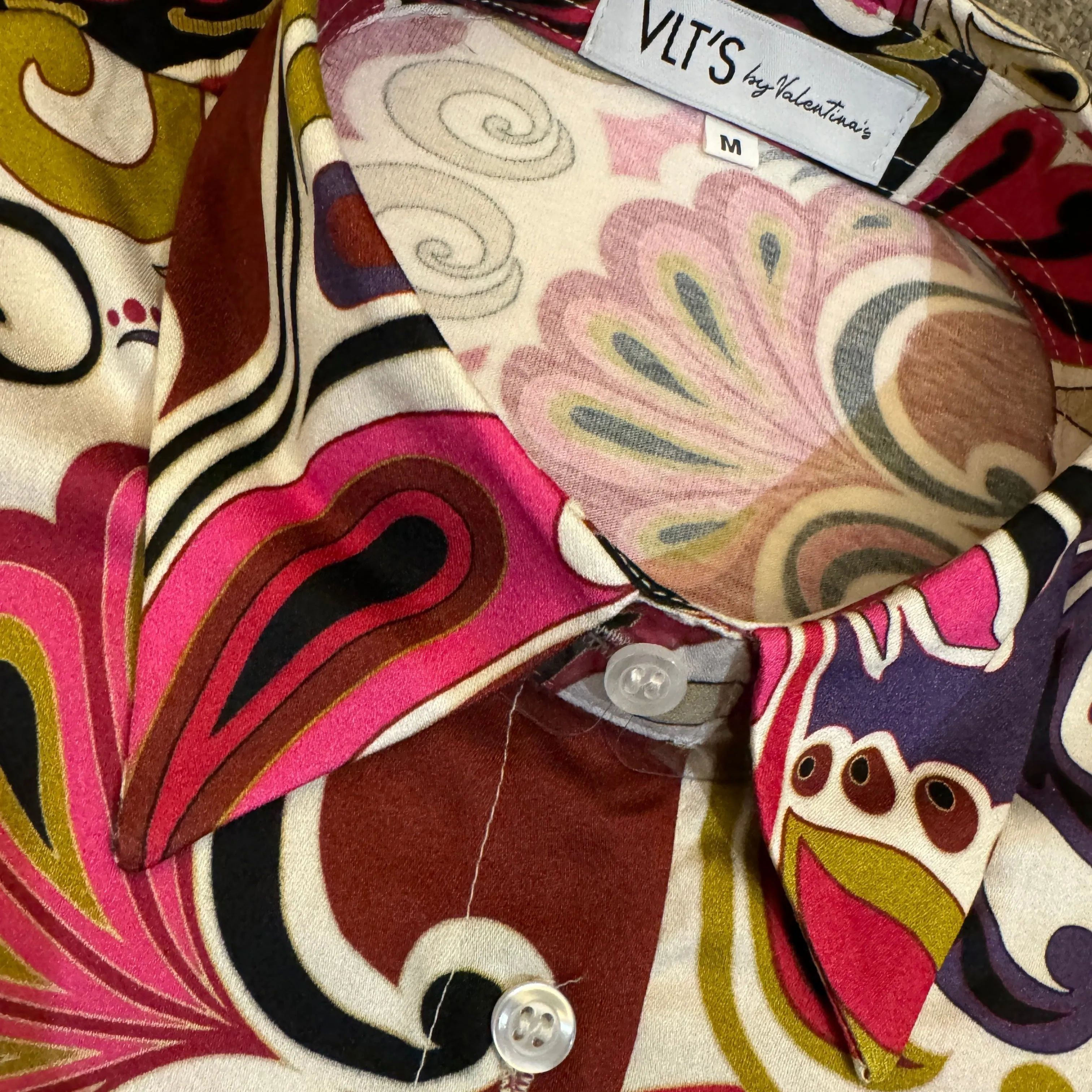 VLTS Paisley Swirl Fuchsia