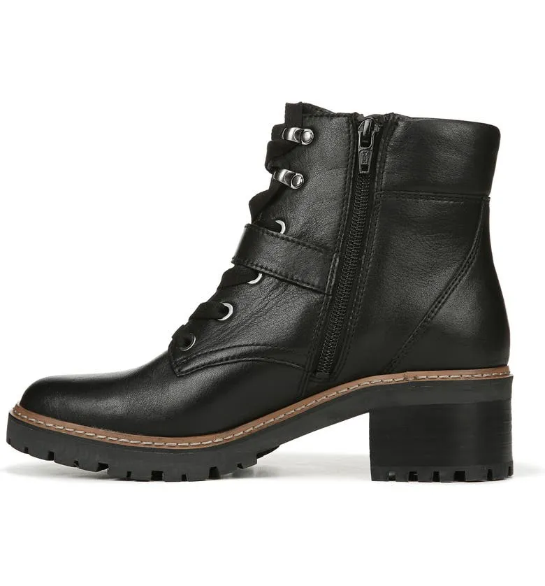 Women's Tia Booties by Naturalizer in Black Leather