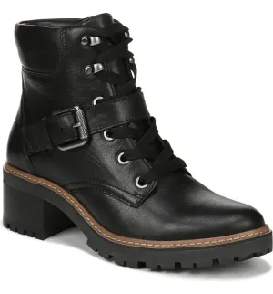 Women's Tia Booties by Naturalizer in Black Leather
